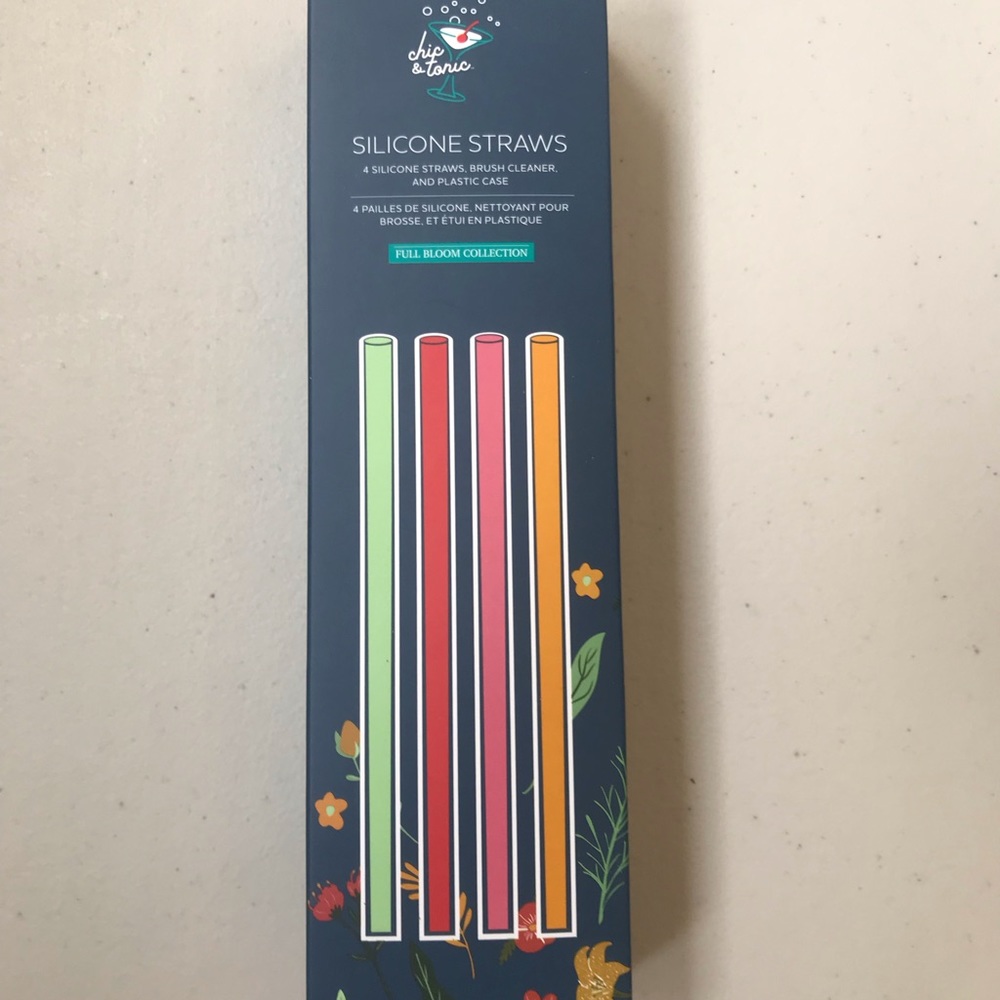 Chic and Tonic Silicone Straws